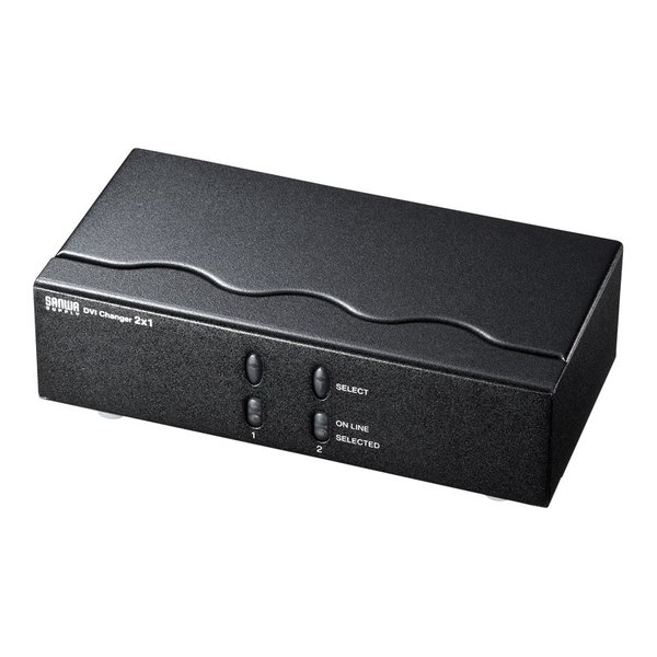 SANWA SUPPLY サンワサプライディスプレイ切替器 DVI24pin用 ・2回路 SW-EDV2N2(2663611)代引不可 送料無料