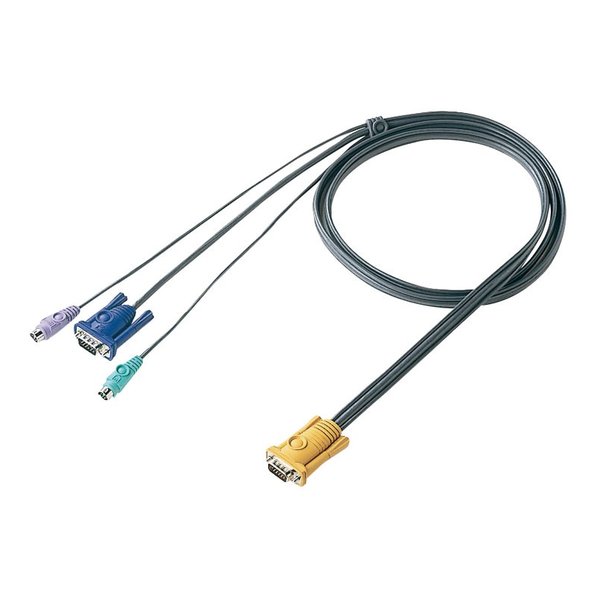 SANWA SUPPLY サンワサプライパソコン自動切替器用ケーブル 6.0m SW-KLP600N(2663628)代引不可 送料無料