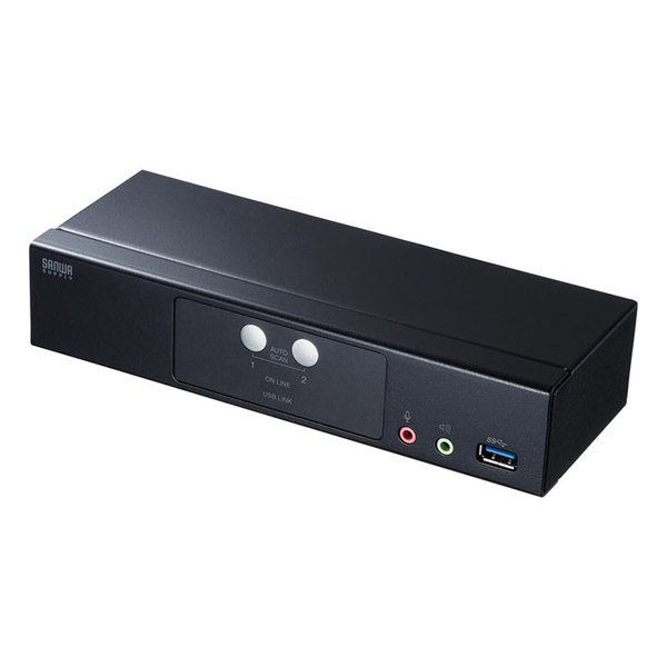 SANWA SUPPLY サンワサプライDisplayPort対応パソコン自動切替器 2:1 SW-KVM2HDPU(2663635)代引不可 送料無料