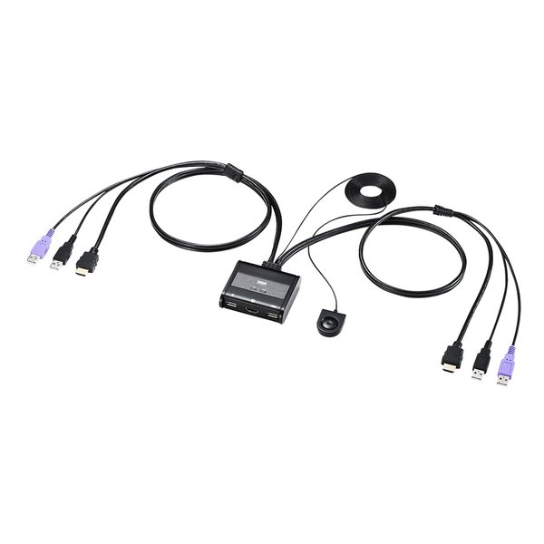 SANWA SUPPLY サンワサプライパソコン自動切替器 2:1 SWKVM2WHU(2443821)代引不可 送料無料