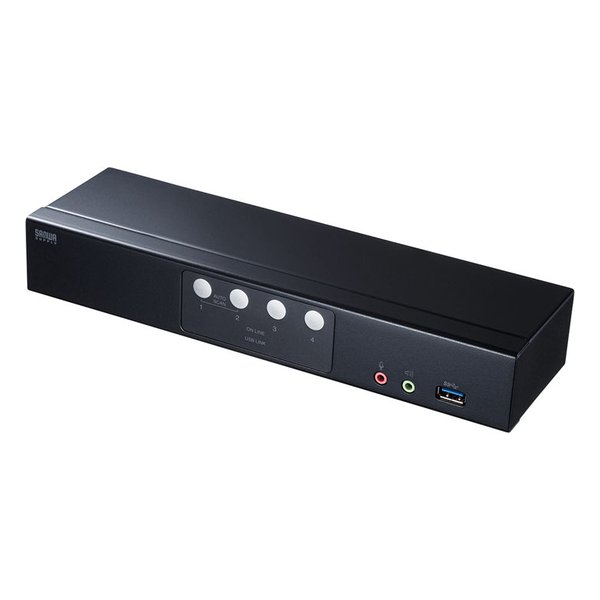 SANWA SUPPLY サンワサプライDisplayPort対応パソコン自動切替器 4:1 SW-KVM4HDPU(2663645)代引不可 送料無料
