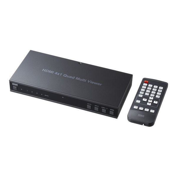 SANWA SUPPLY サンワサプライ4入力1出力HDMI画面分割切替器 4K/60Hz対応 SW-PHD41MTV(2663650)代引不可 送料無料