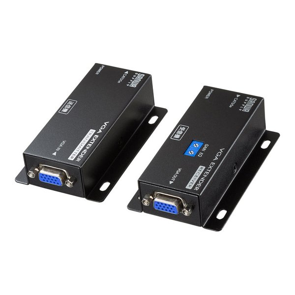 SANWA SUPPLY サンワサプライディスプレイエクステンダー セットモデル VGA-EXSET1N(2663672)代引不可 送料無料