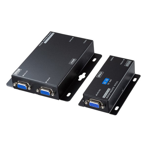 SANWA SUPPLY サンワサプライディスプレイエクステンダー（セットモデル） VGAEXSET2N(2484181)代引不可 送料無料