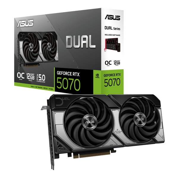 ASUS エイスースDual GeForce RTX 5070 12GB GDDR7 OC Edition ASUS エイスースDual GeForce RTX 5070 12GB GDDR7 OC Edition