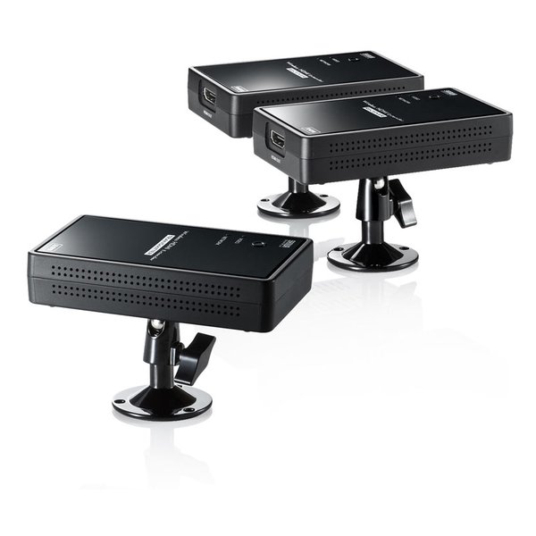SANWA SUPPLY サンワサプライワイヤレス分配HDMIエクステンダー 2分配 VGA-EXWHD7N(2663677)代引不可 送料無料