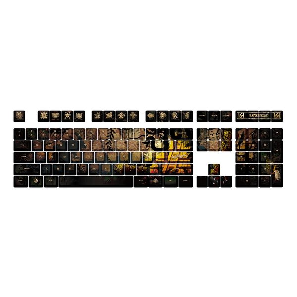 TRAITORS トレイターズEL DORADO 108 US Keycap Set tr-el-dorado-108-keycapset(2637982)代引不可 送料無料