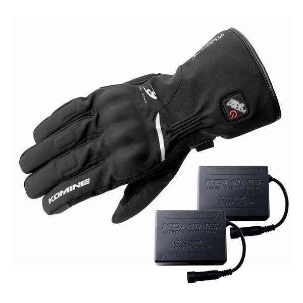 KOMINE コミネＥＫ—２１７５ ＰＲＯＴＥＣＴ ＥＬＥＣＴＲＩＣ ヒートＧＬＯＶＥ ブラック Ｌ EK-2175/BK/L(2622320)代引不可 送料無料 17,580円