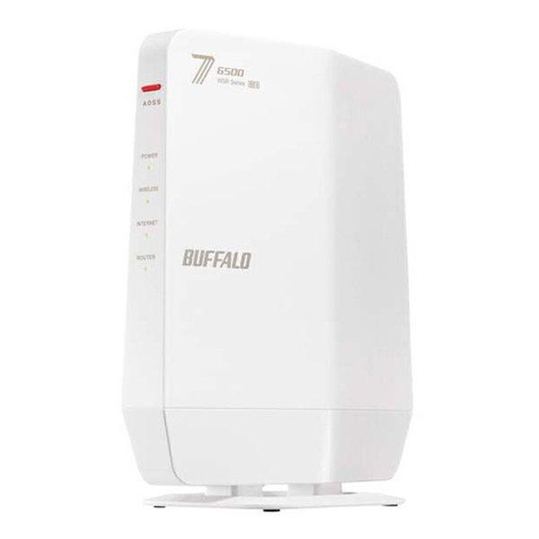 BUFFALO バッファローWi-Fi 7 11be 対応デュアルバンドWi-Fiルーター 5764+688Mbps AirStation ホワイト WSR6500BE6P/DWH(2663314)送料無料 18,352円