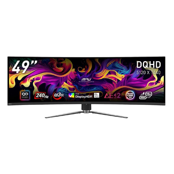 MSI エムエスアイMPG 491CQPX QD-OLED MPG-491CQPX-QD-OLED(2656282)代引不可 送料無料