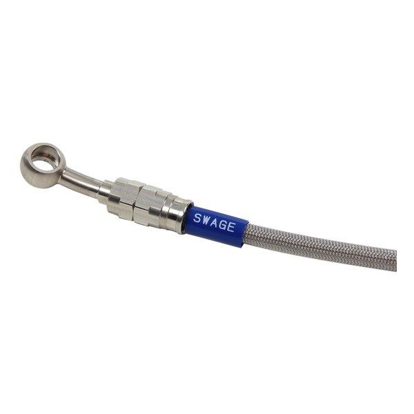 SWAGE-LINE（スウェッジライン）リアホースKIT SUS クリアコート STP817R(2501488)代引不可 送料無料