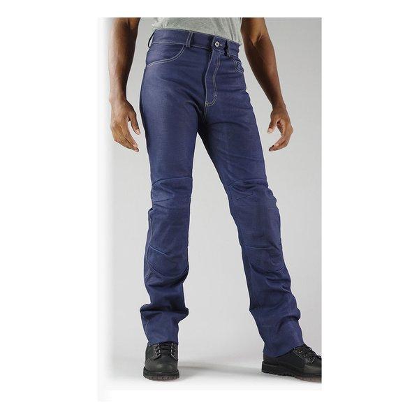 KOMINE コミネPK-632P VENT LEATHE JEANS I.BLUE WM 02-632/BL/WM(2477936)代引不可 送料無料