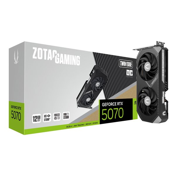ZOTAC ゾタックZOTAC GAMING GeForce RTX 5070 Twin Edge OC グラフィックゲーム盤 移らす不可 ZT-B50700H-10P(2673872)貨物輸送無料