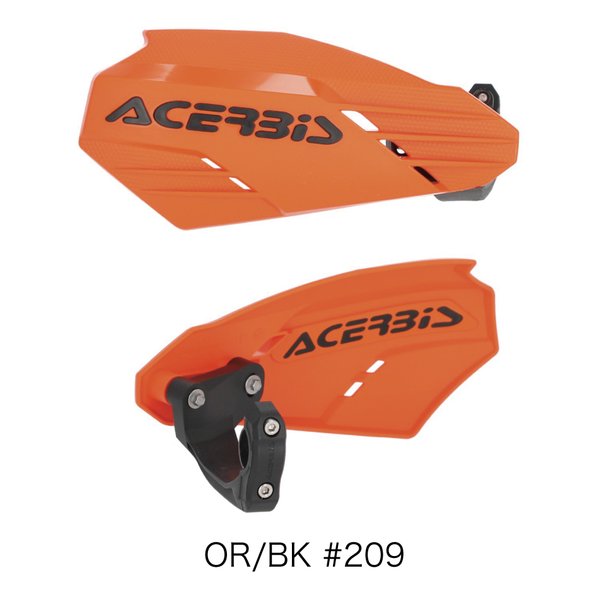 ACERBIS アチェルビスACE LINEAR ハンドガード オレンジ/ブラック AC-25658OR/BK(2645442)代引不可 送料無料
