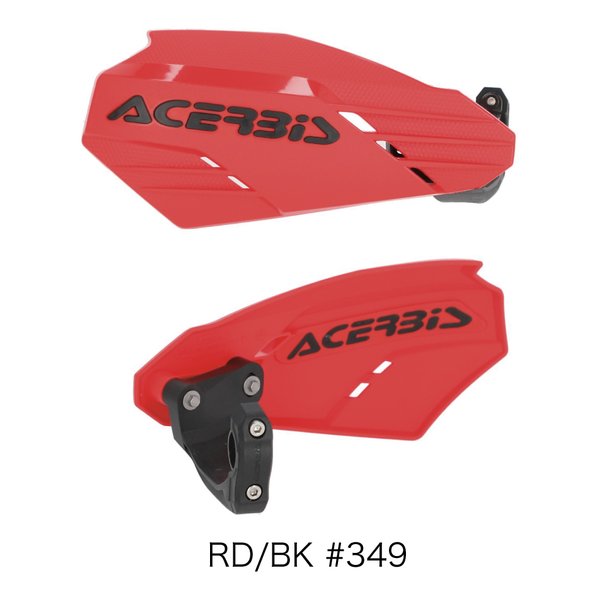 ACERBIS アチェルビスACE LINEAR ハンドガード レッド/ブラック AC-25658RD/BK(2645443)代引不可 送料無料