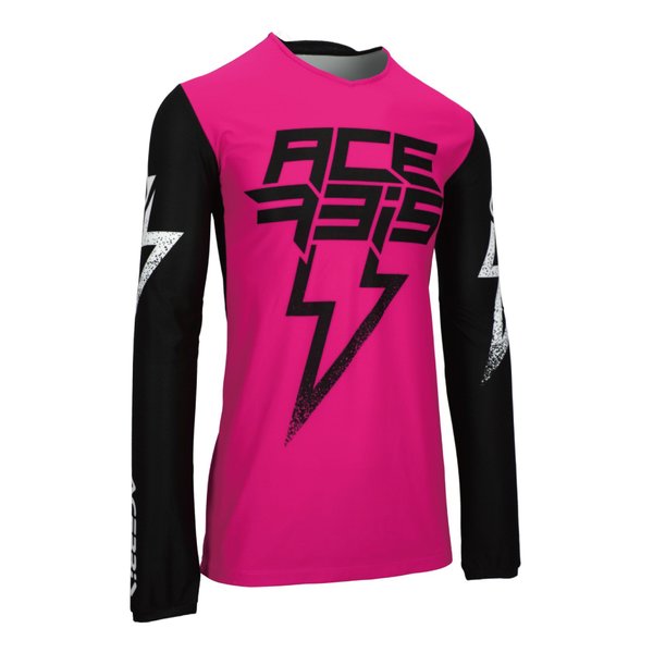 ACERBIS アチェルビスX-FLEX BLIZZARDジャージ ブラック/ピンク Ｌサイズ AC-26037BK/PK3(2645537)代引不可 送料無料 7,128円