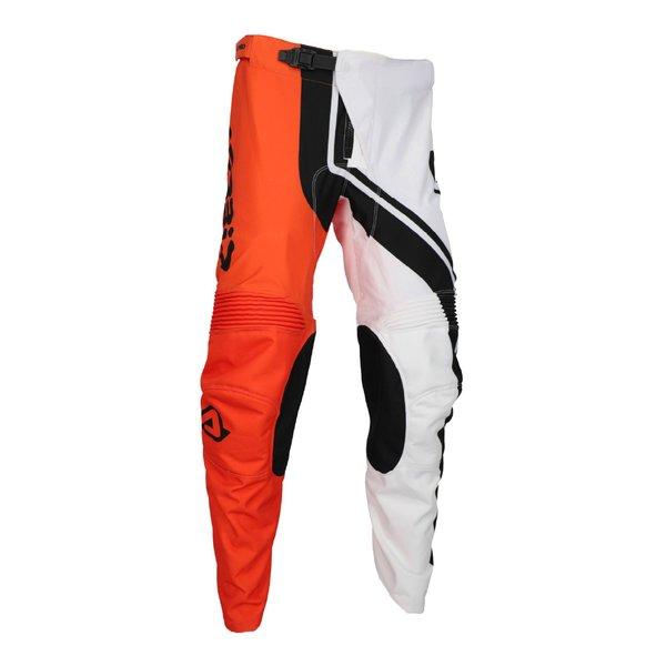 ACERBIS アチェルビスTRACKパンツ CONNECTION ホワイト/オレンジ ３８ AC-26059WH/OR6(2645701)代引不可 送料無料