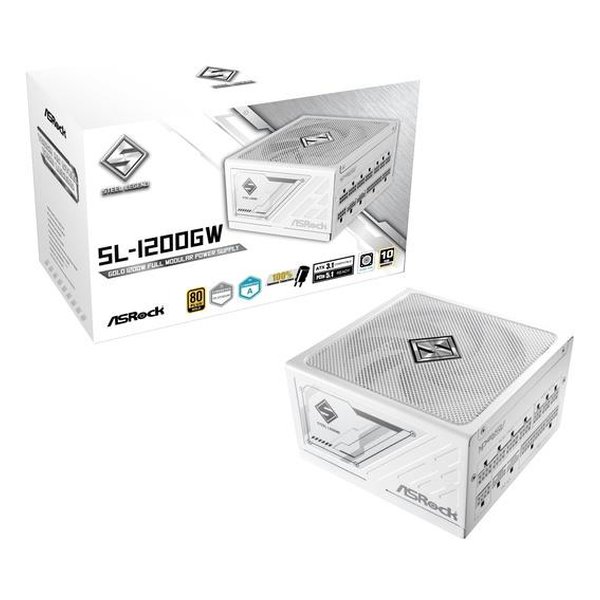 ASRock アスロックSteel Legend 1200W ホワイト SL-1200GW(2673736)代引不可 送料無料
