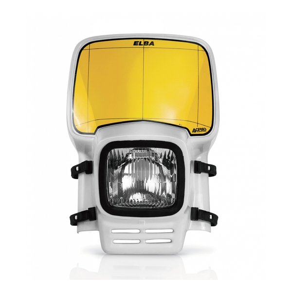 ACERBIS アチェルビスACE ELBA ヘッドライト ホワイト AC-30-20WH(2645761)代引不可 送料無料