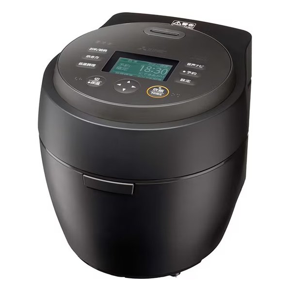 MITSUBISHI 三菱電機 ミツビシデンキIHジャー炊飯器 5.5合炊き/本炭釜/紬/炭漆黒 すみしっこく NJ-BW10H-B(2676059)送料無料