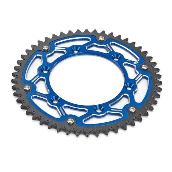 Kite カイトX-RACE リアスプロケット520-50T ブルー KT-38-321-50BL(2645912)代引不可 送料無料