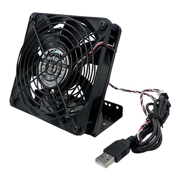 長尾製作所 ナガオセイサクジョスタンド付USB冷却ファン-120mm NB-USBXFAN-STAND01(2681573)送料無料