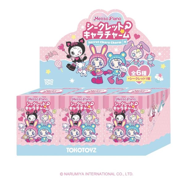 TOKOTOYZ（トコトイズ）メゾピアノ シークレットキャラチャーム 1BOX=6個入り 24040(2672384)代引不可 送料無料