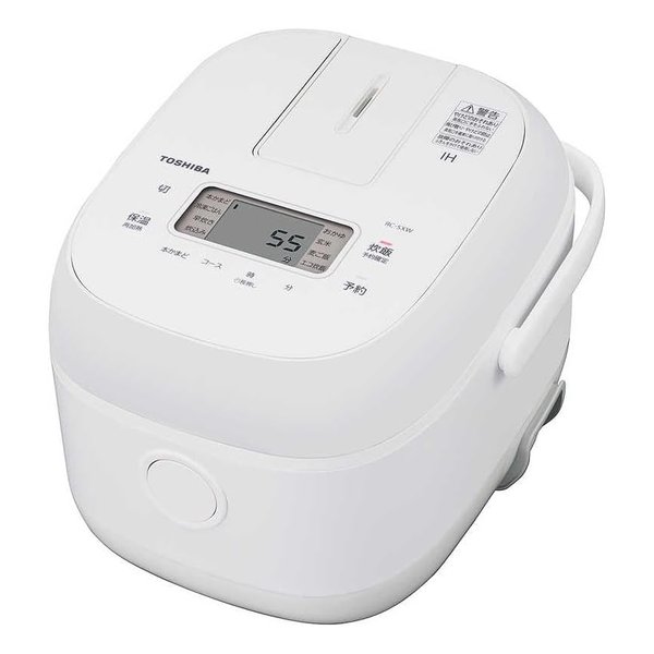 TOSHIBA 東芝ジャー炊飯器 ホワイト RC-5XW-W(2682286)送料無料