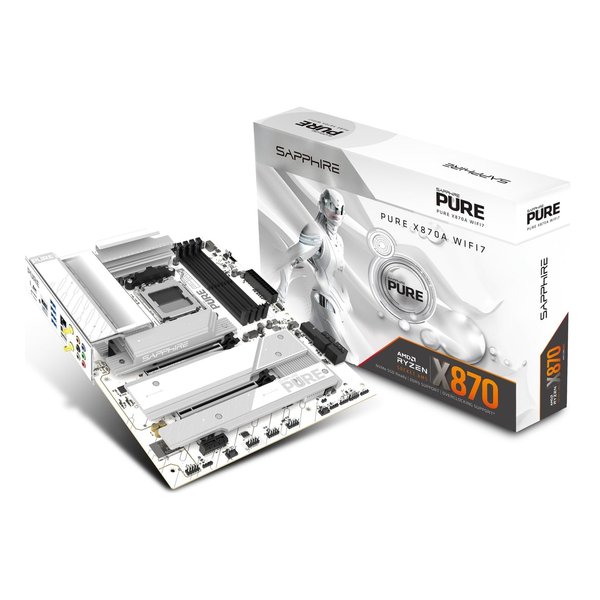 SAPPHIRE サファイアPURE X870A WIFI 7 PURE-X870A/52122-02-40G(2685989)代引不可 送料無料