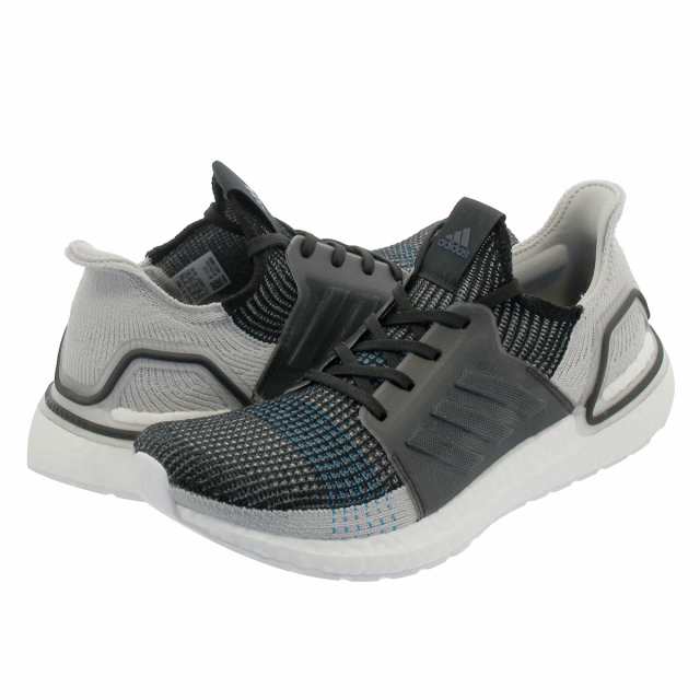 adidas ultra boost 19 core black grey six shock cyan
