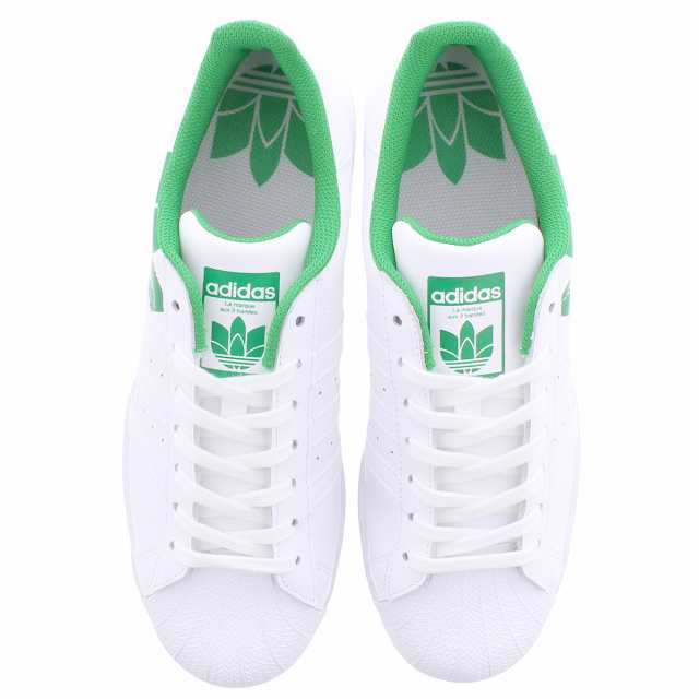 Adidas Superstar Trefoil アディダス スーパースター Ftwr White Ftwr White Green Fy27の通販はau Pay マーケット Select Shop Lowtex