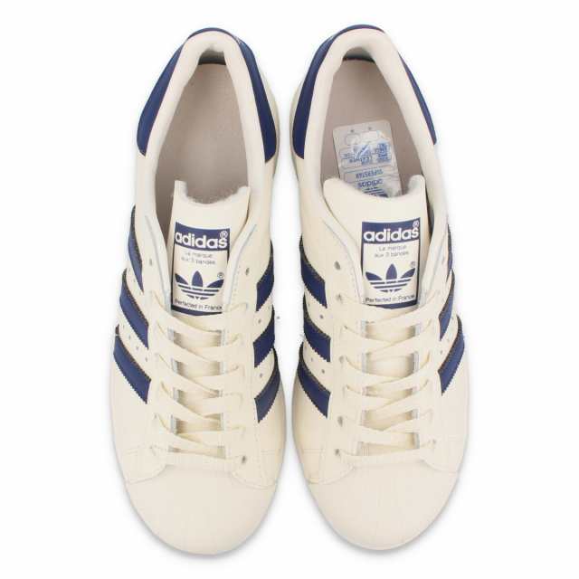 Adidas superstar dark outlet blue and white