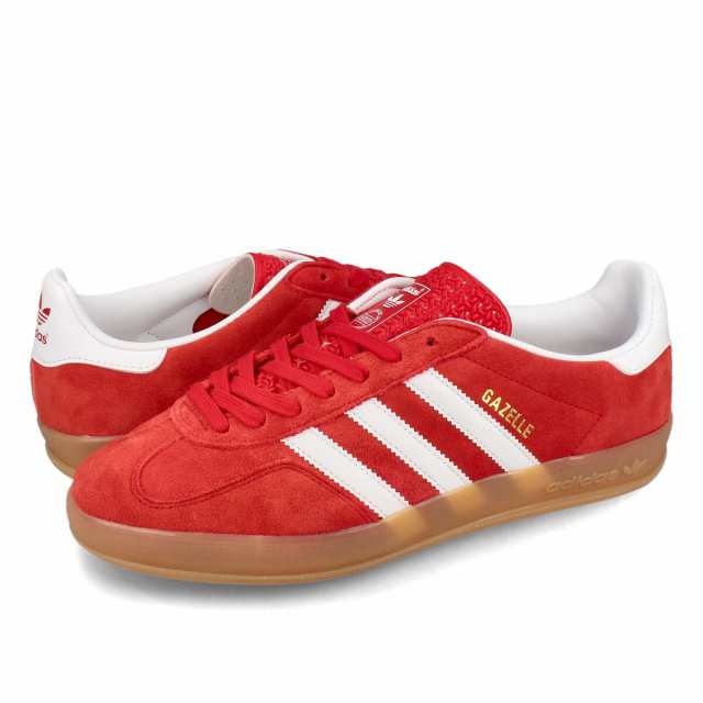 adidas GAZELLE INDOOR アディダス ガゼル ガッツレー インドア メンズ レディース BETTER SCARLET/FTWR WHITE/GUM レッド JI2063