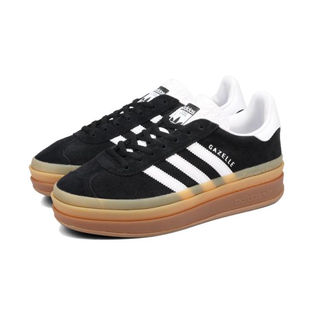 adidas GAZELLE BOLD W アディダス ガゼル ガッツレー ボールド ウィメンズ メンズ レディース CORE BLACK/FTWR WHITE/FTWR WHITE ブラック IE0876の通販は