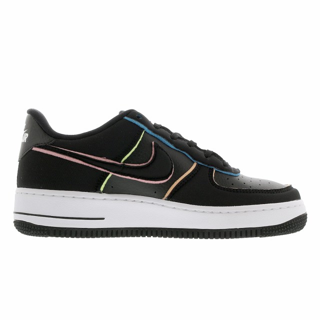 air force 1 lv8 black and pink