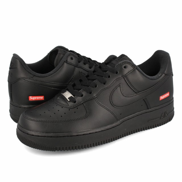 NIKE AIR FORCE 1 LOW SUPREME 【BOX LOGO】 ナイキ エア フォース 1 ロー シュプリーム  BLACK/BLACK/BLACK cu9225-001｜au PAY マーケット