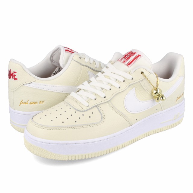 NIKE AIR FORCE 1 '07 PREMIUM EMB ナイキ エア フォース 1 '07 プレムアム EMB 【POPCORN】 COCONUT MILK/WHITE/UNIVERSITY RED cw2919-