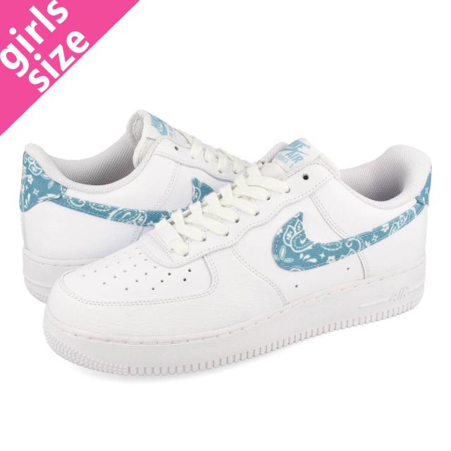 NIKE WMNS AIR FORCE 1 '07 ESSENTIALS WHITE/WORN BLUE/WHITE/WHITE 【PAISLEY】の通販は