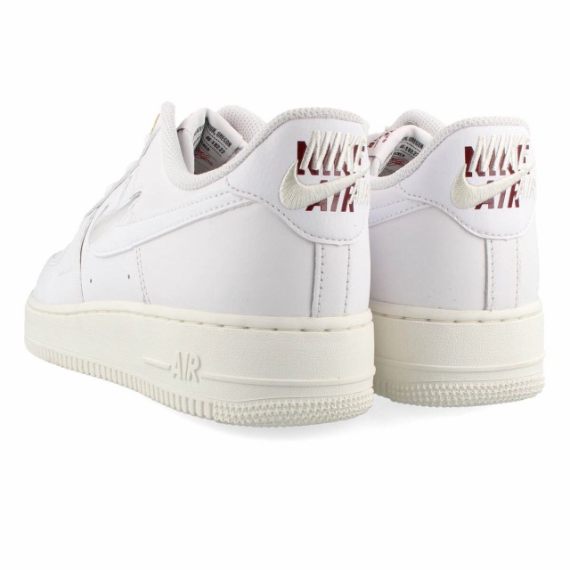 NIKE AIR FORCE 1 '07 PRM ナイキ エア フォース 1 07 プレミアム WHITE/WHITE/SAIL/TEAM RED  ホワイト シルバー｜au PAY マーケット