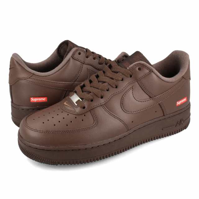 NIKE AIR FORCE 1 LOW SUPREME 【BOX LOGO】 ナイキ エア フォース 1 ロー シュプリーム メンズ レディース BAROQUE BROWN/BAROQUE BROWN