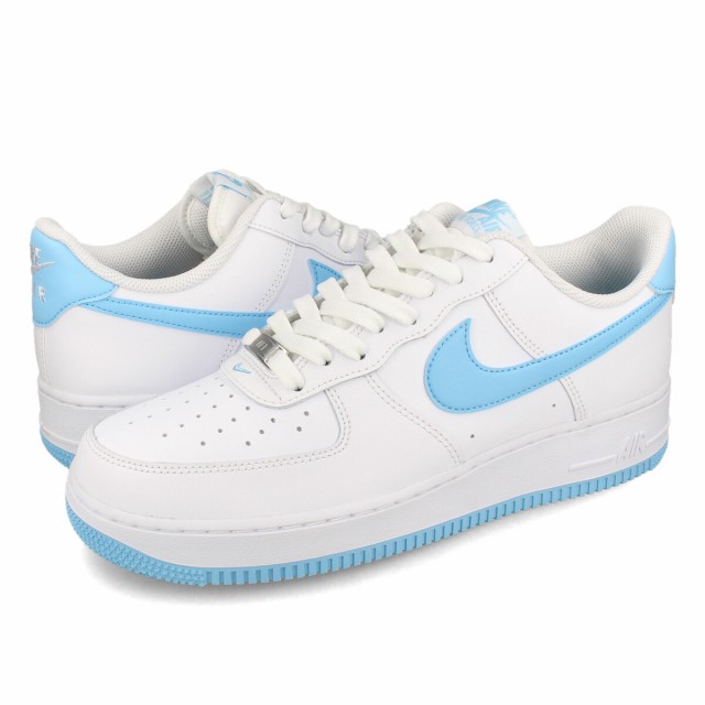 NIKE AIR FORCE 1 '07 ナイキ エアフォース1 07 メンズ レディース WHITE/AQUARIUS BLUE/WHITE ホワイト FQ4296-100