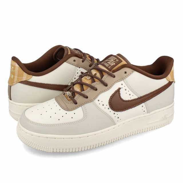 NIKE AIR FORCE 1 LV8 GS 【BROGUE】 ナイキ エアフォース 1 LV8 GS 【ブローグ】 レディース SAIL/SAIL/KHAKI/BROWN ホワイト FV3702-12