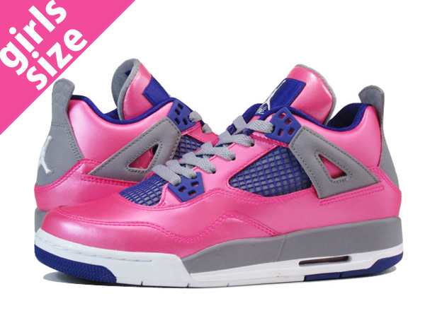 女性に大人気のgsサイズnike Air Jordan 4 Retro Gs ナイキ エア ジョーダン 4 レトロ Gs Pink Purple Greyの通販はau Pay マーケット Select Shop Lowtex