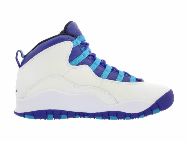 blue and white jordan 10