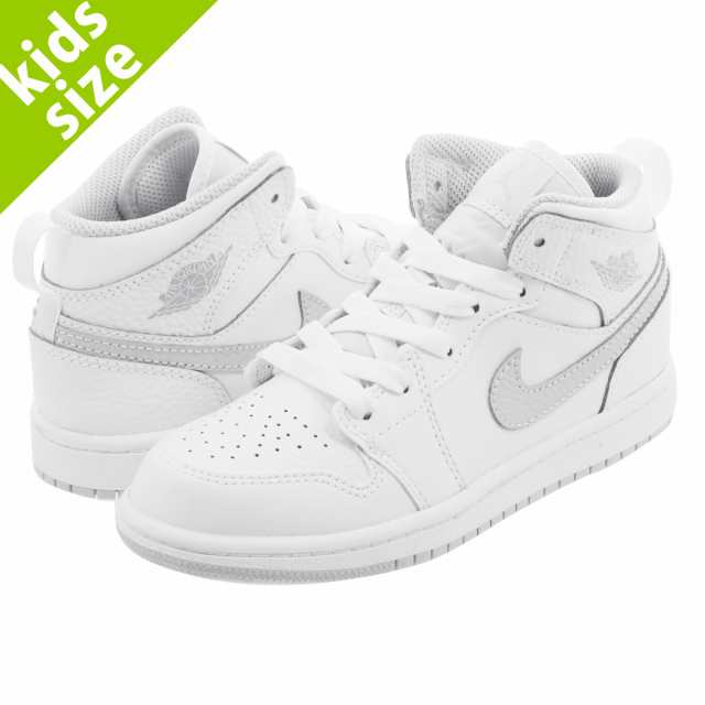 キッズサイズ 16 22cm Nike Air Jordan 1 Mid Ps ナイキ エア ジョーダン 1 ミッド Ps White Pure Platinum 108 の通販はau Pay マーケット Select Shop Lowtex