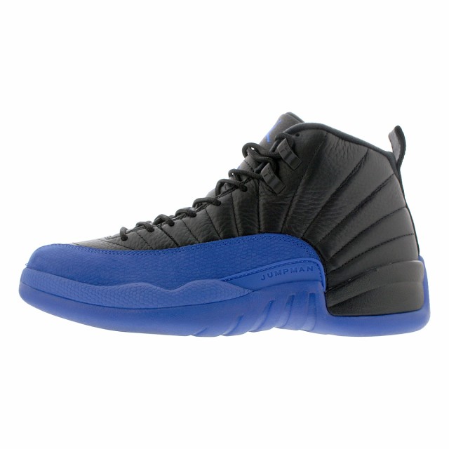 jordan 12 black and game royal