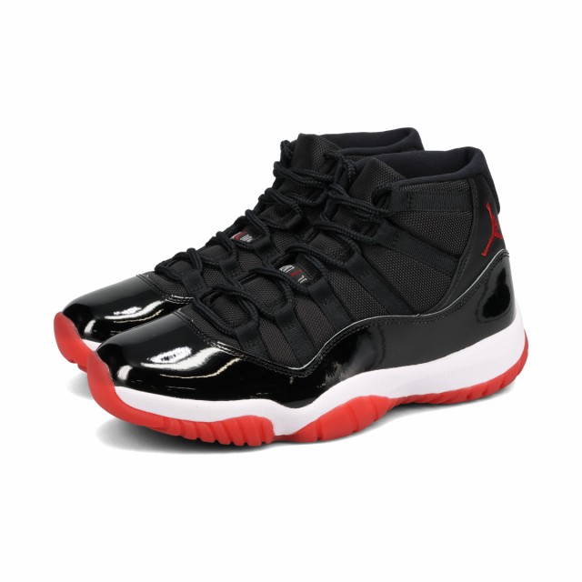 red and black air jordan 11