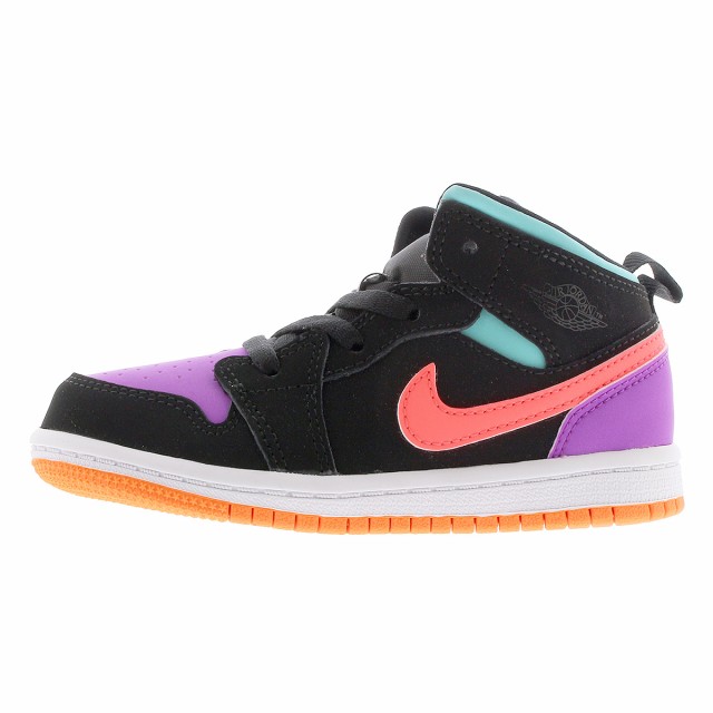 jordan 1 mid black aurora