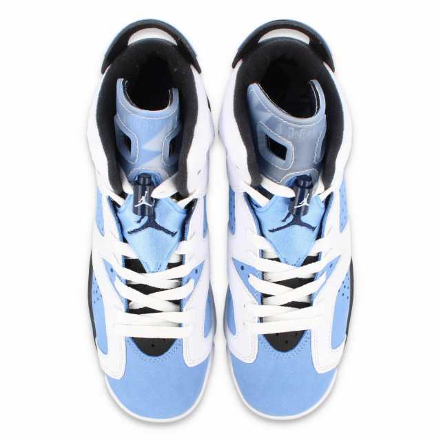 NIKE AIR JORDAN 6 RETRO GS UNIVERSITY BLUE/WHITE/COLLEGE NAVY ...