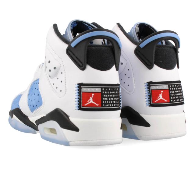 NIKE AIR JORDAN 6 RETRO GS UNIVERSITY BLUE/WHITE/COLLEGE NAVY 